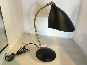Desk Black/Gold Lamp