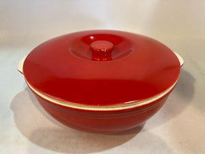 Cambridge Lidded Red Bowl