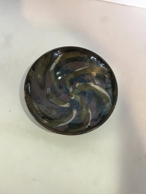 Original Purple/Blue Pottery Swirl Bowl