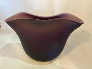 Purple Blown Glass Vase