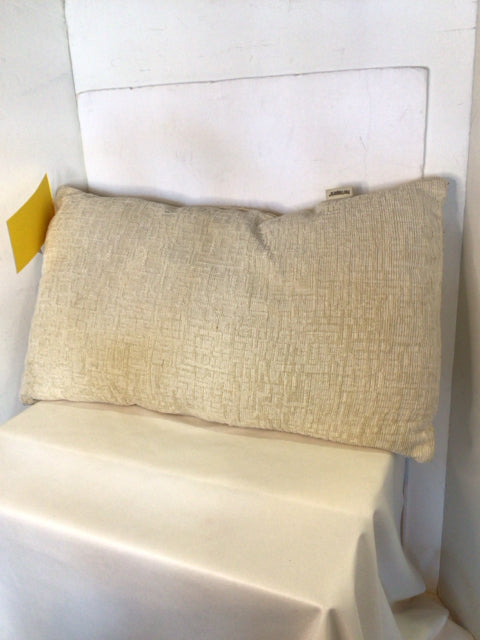 Cream Polyester Pillow