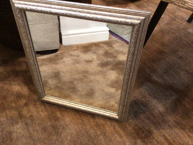 Silver Wood Mirror