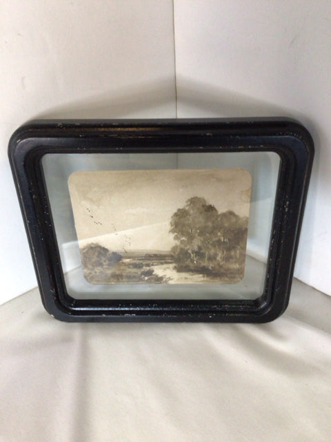 Vintage Black Framed Art