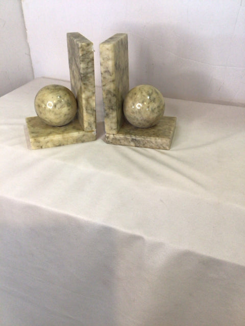 Modern Marble Set of 2 Book End