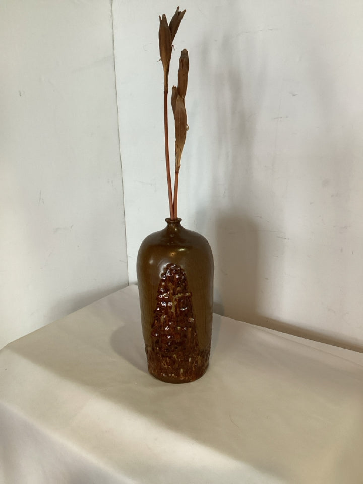 Brown Ceramic Vase