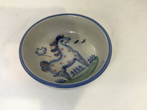 Gray/Blue Pottery Bowl