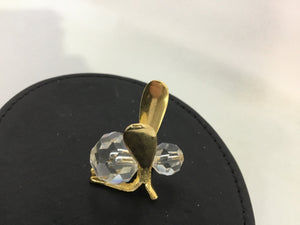 Swarovski Clear/Gold Bee Figurine