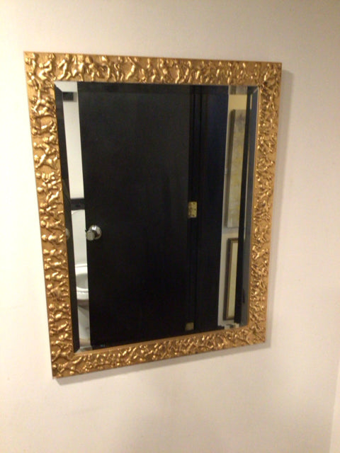 Gold Resin Cherubs Mirror