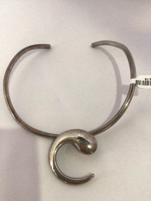 Sterling Silver Silver Collar Necklace