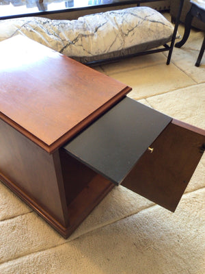 Vintage End Wood Rose Table