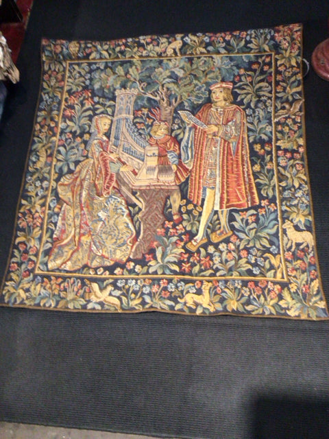 Blue/Brown Tapestry Lady Tapestry
