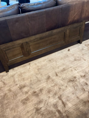 Queen Wood w/Drawers Brown Bed