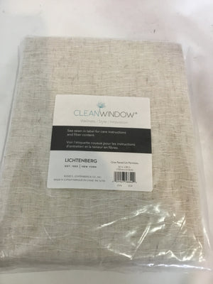 Beige Polyester 1 Panel Draperies/Curtains