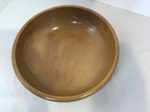 Tan Wood Bowl