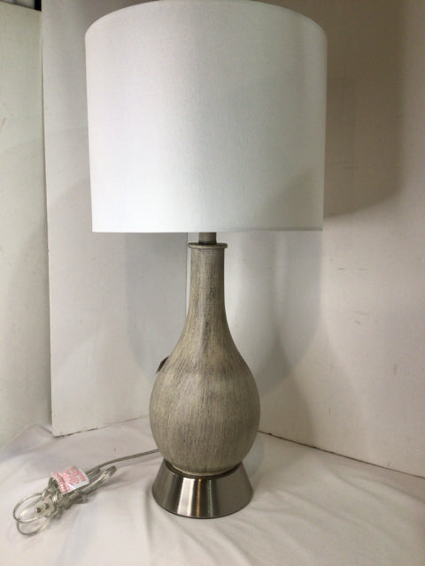 Gray 3 Way Lamp