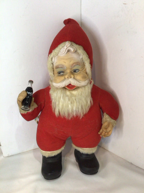 Rushton Vintage Red/white Coke Santa Holiday Item