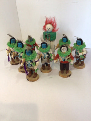 Bag of White Kachina Figurine