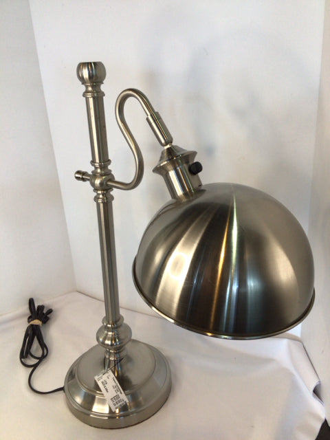 Desk Silver Metal Lamp