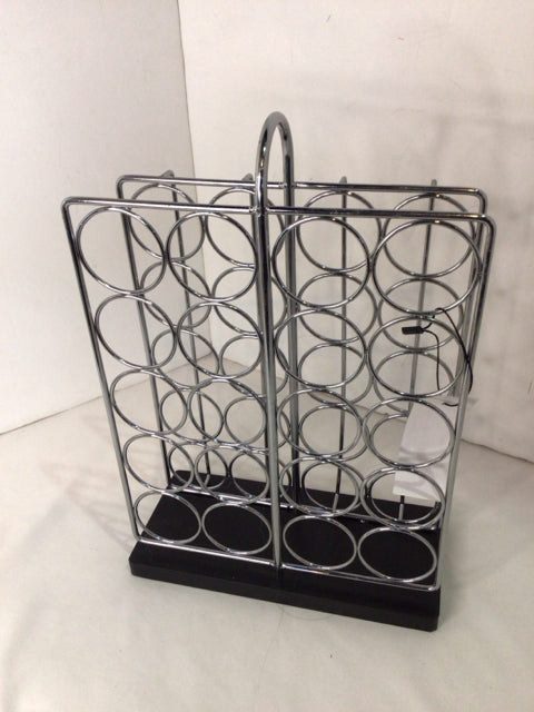 Organizer Silver/Black Metal Coffee Access.