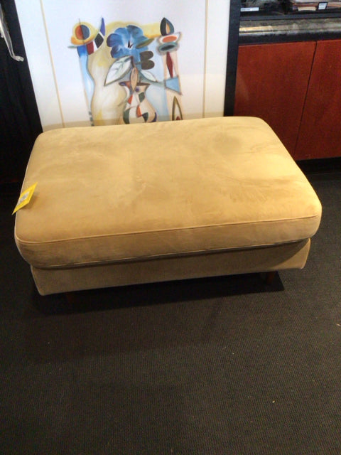 8R9SJ8JL Havenly Velvet Tan Ottoman