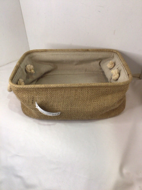 Burlap Basket