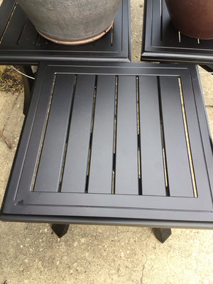 6VU7WLJR Tropitone Outdoor/Outside Aluminum Black Table
