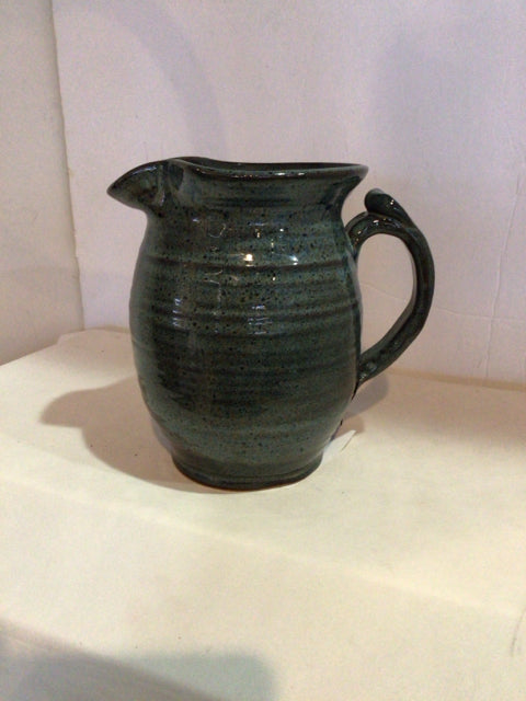 Blue/Gray Stoneware Pitcher
