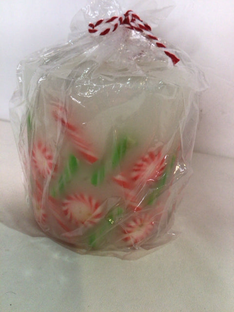 Christmas Candle Eagle Peppermint Holiday Item
