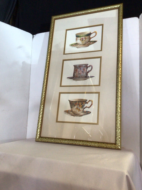 Gold Cup Divided Framed Art