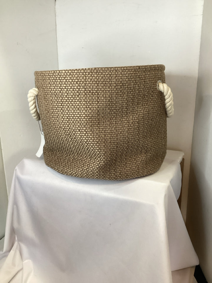 Brown Fabric Basket