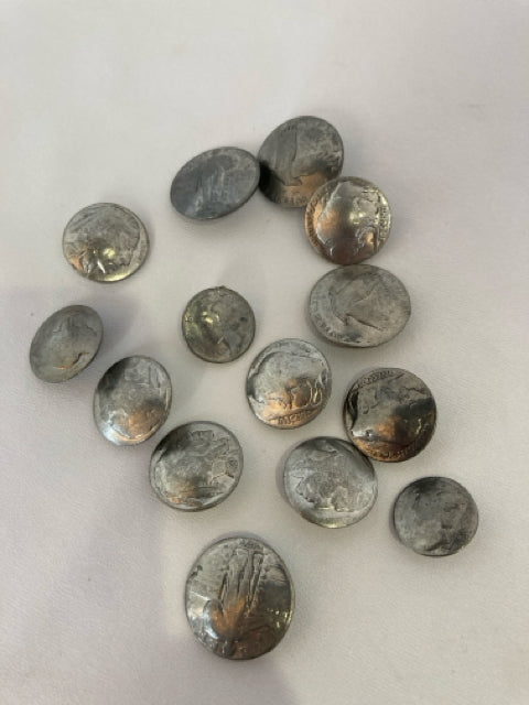 Silver Button Covers