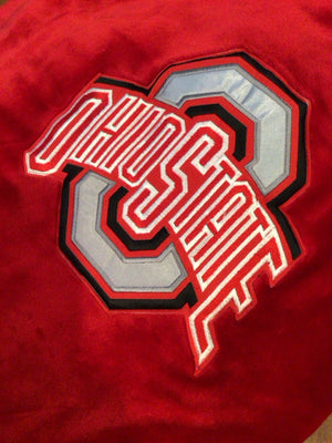 OSU Red Faux Fur Blanket