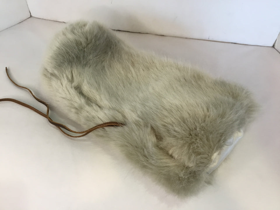 Faux Fur Gray Bag