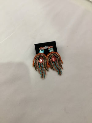 Multi-Color Rhinestone Earrings