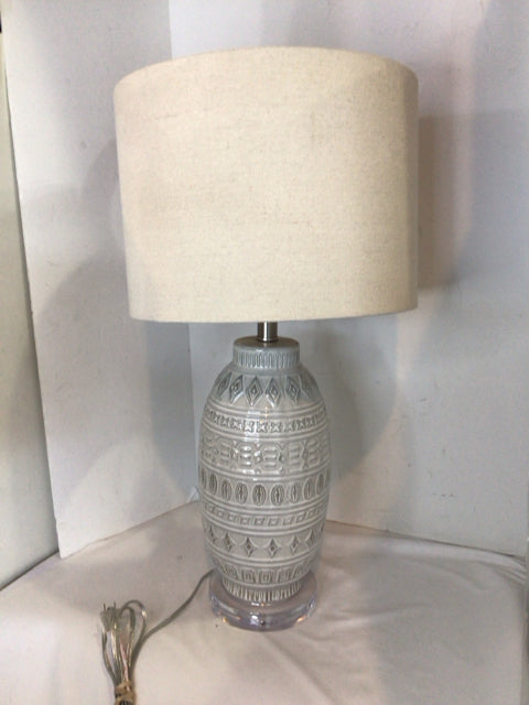 Modern Cream Ceramic Lamp