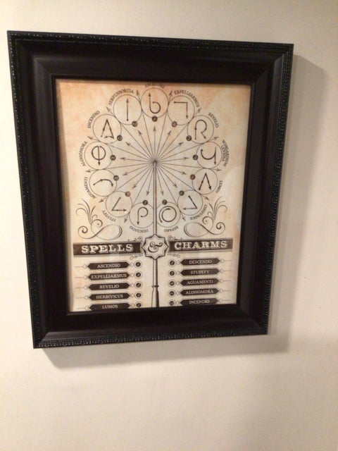 Black/White Words Framed Art