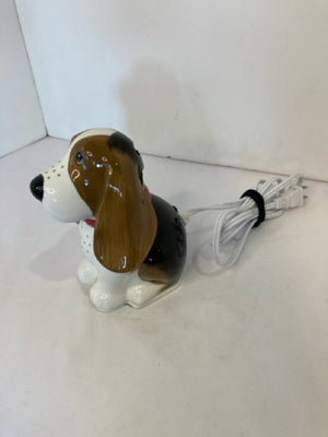 White/Brown Ceramic Dog Night Light