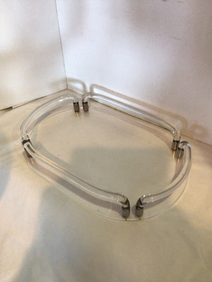 Modern Acrylic Oval Tray