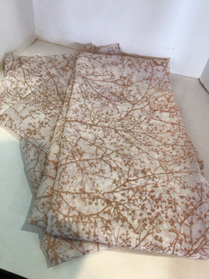 Ipad Cover White/Tan Sheer Draperies/Curtains