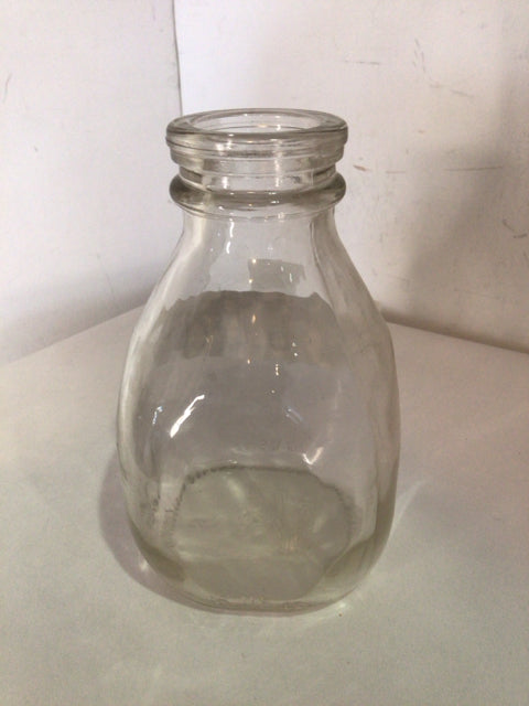 Clear Glass No Lid Bottle