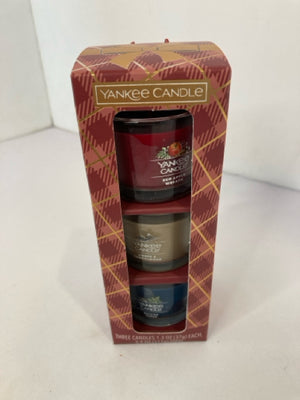 Yankee Candle Set of 3 Multi-Color Votive Miniature Candles