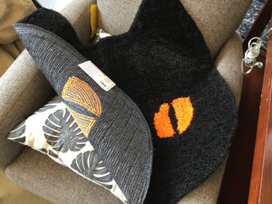 New Cat Black/Orange Rug