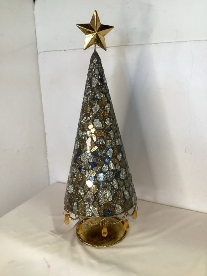 PIER 1 Christmas Metallic Mosaic Holiday Item