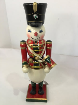 Nutcracker Red/white Wood Holiday Item