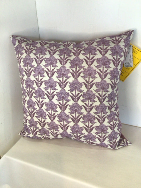 Bohemian Purple/White Pillow