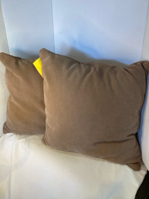 Tan Cotton Pair Pillow Set
