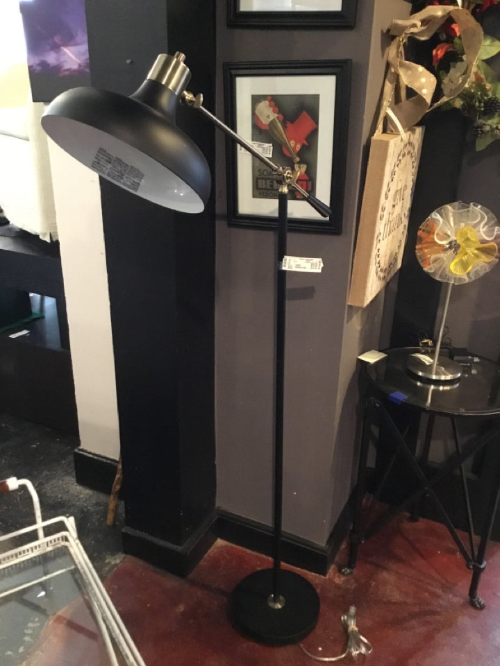 Threshold Floor Black Metal Lamp