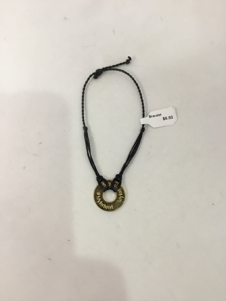 Gold/Black Bracelet