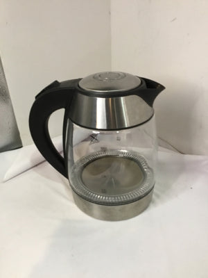 Chefman Clear/Black Glass Kettle