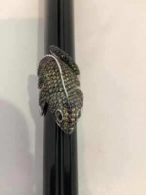 Kirk's Folly Multi-Color Lizard Ring